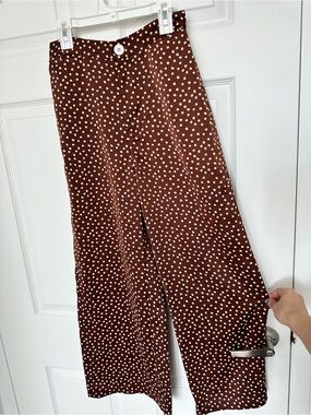Urban Outfitters Brown Polka Dot Skirt